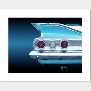 US American classic car impala convertible 1960 Posters and Art